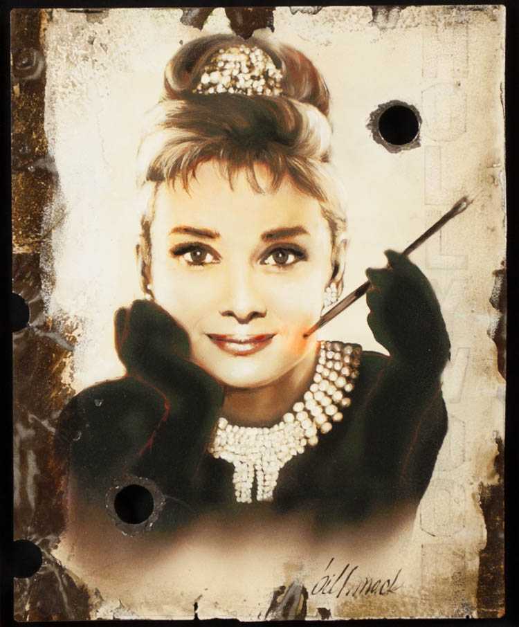 Appraisal: BILL MACK PRINT ON METAL Minnesota b Breakfast at Tiffany's