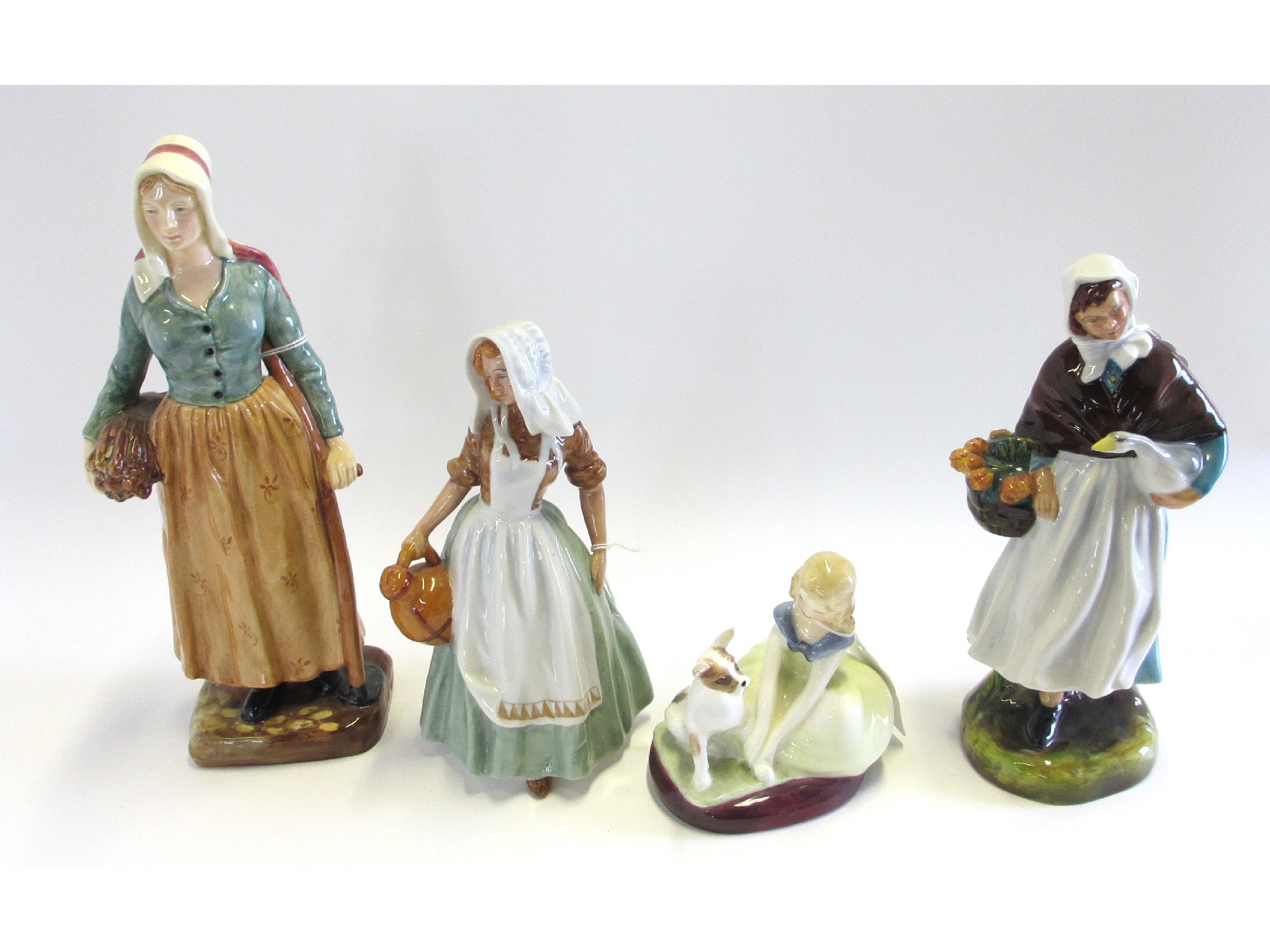 Appraisal: Four Royal Doulton figures to include French Peasant HN Country