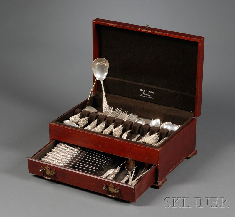 Appraisal: Stieff Sterling Stieff Rose Pattern Flatware Service comprising fifteen teaspoons