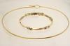 Appraisal: JEWELRY LOT - Two piece lot consisting of a necklace