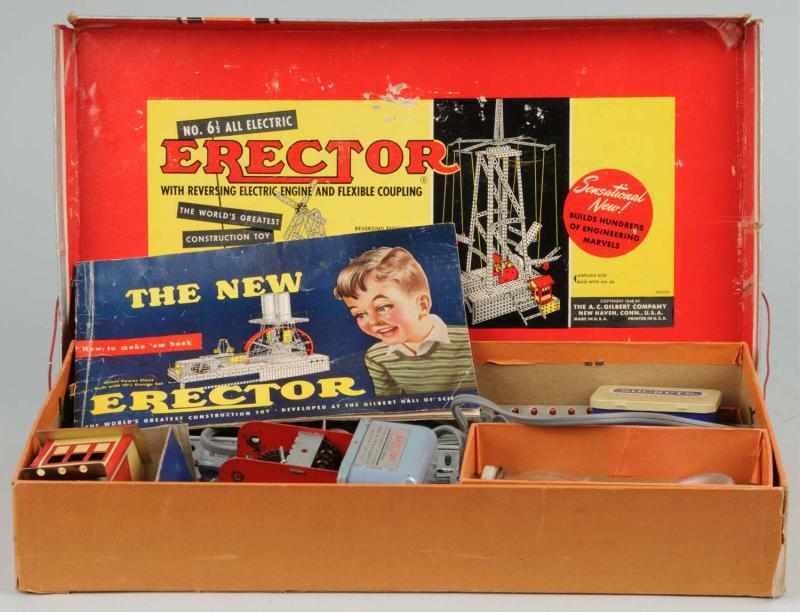 Appraisal: A C Gilbert Erector No - Set Description Original manual