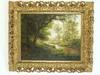 Appraisal: OOC - th c Summer Landscape with River unsigned in