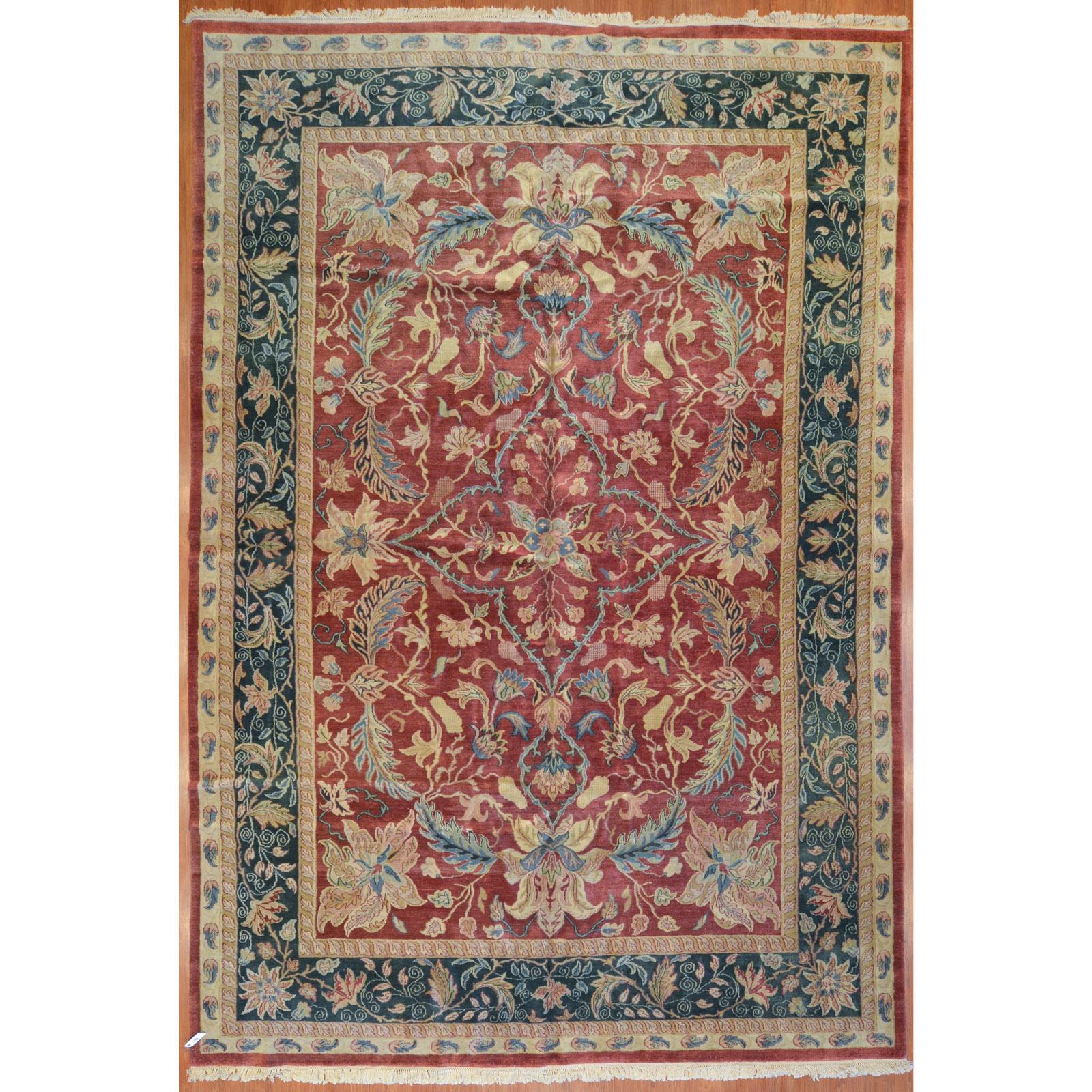 Appraisal: INDO AGRA CARPET INDIA X Fourth quarter- th century hand-knotted