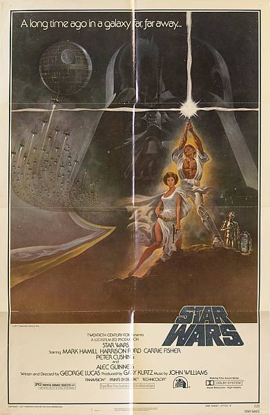 Appraisal: A Star Wars group of one-sheet film posters s- s