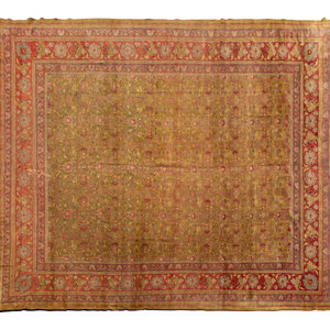 Appraisal: A Turkish Wool Rug th Century feet inches x feet