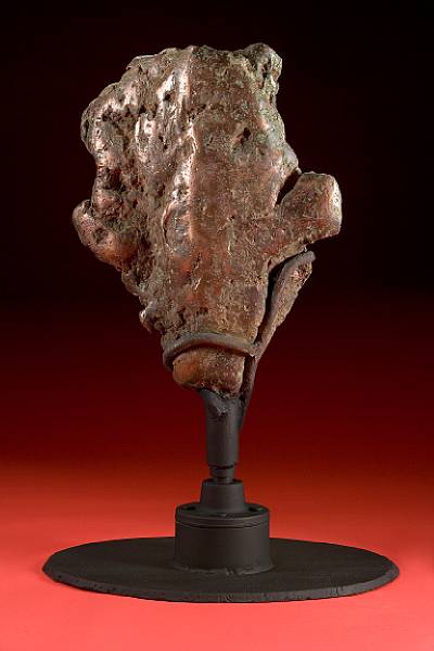 Appraisal: Copper Specimen Keweenaw Peninsula Michigan A classic nugget of large