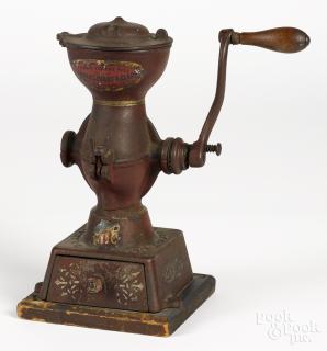 Appraisal: Landers Frary Clarke iron coffee mill '' h