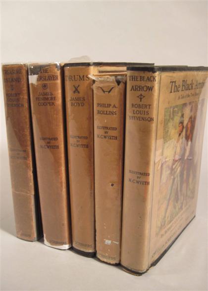 Appraisal: vols Wyeth N C illustrator - Primarily Scribner's Classics First