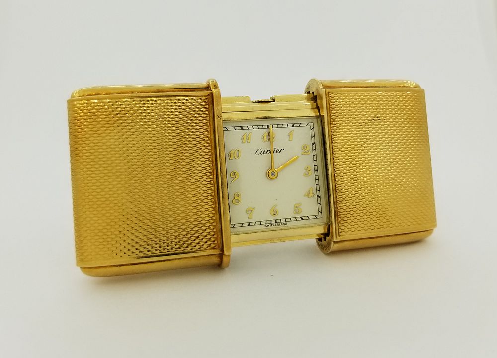 Appraisal: k Gold Art Deco Cartier Ermeto Pocket Watch k Gold