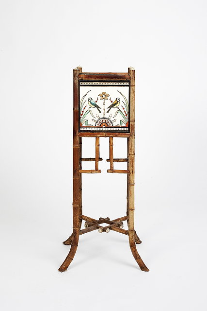 Appraisal: Christopher Dresser British - for MintonAesthetic Movement jardiniere stand circa