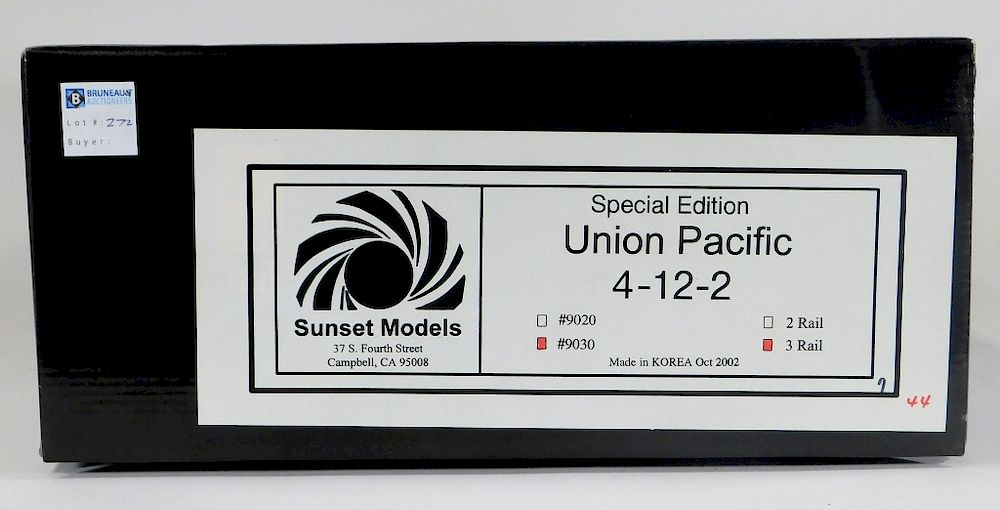 Appraisal: rd Rail Special Edition Union Pacific Train United States Contemporary