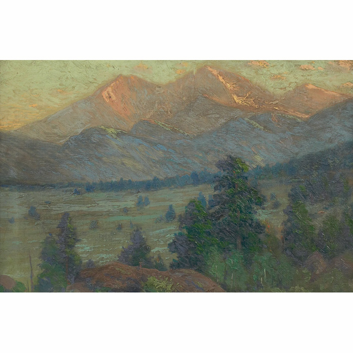 Appraisal: Charles Partridge Adams American - Longs Peak Estes Park Colorado