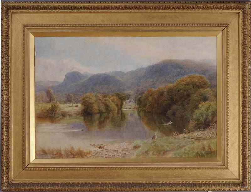 Appraisal: ALBERT WILLIAM AYLING - LANDSCAPE Watercolor on paper signed lower