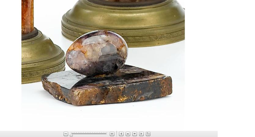 Appraisal: Blue John egg paperweight th century