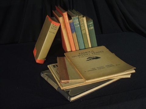 Appraisal: OLD VINTAGE SPORTING BOOKS - LOT OF BOOKS ON HORSES