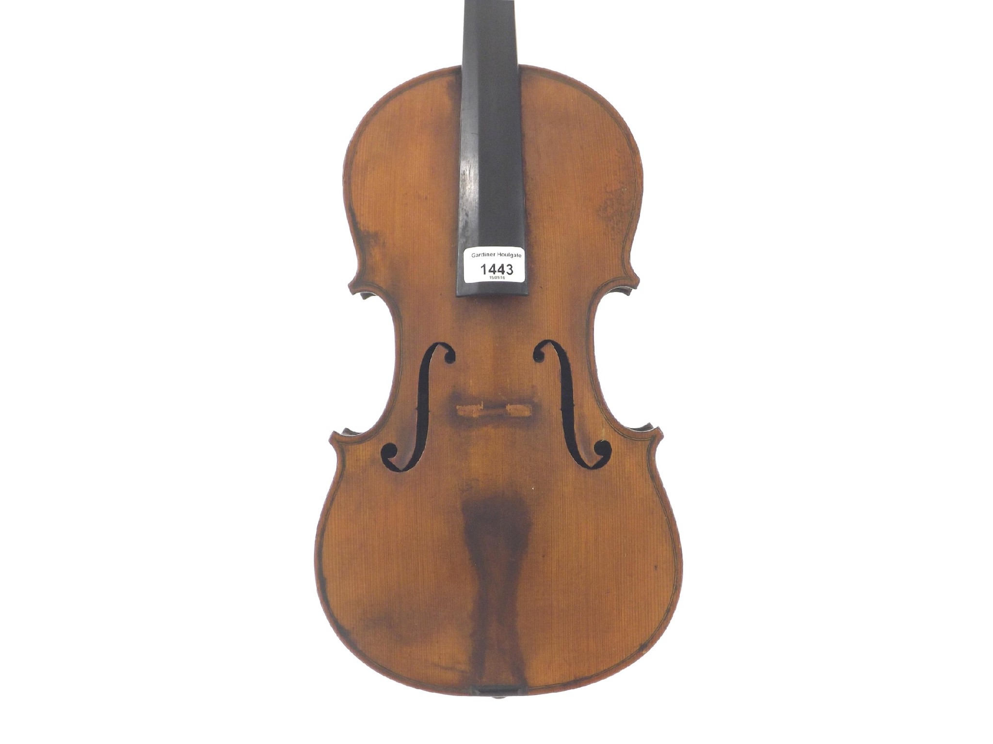 Appraisal: French viola labelled Mansuy the two piece back of medium