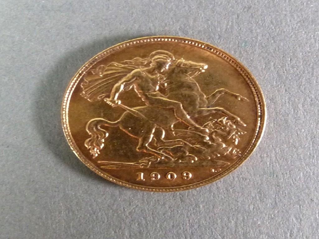 Appraisal: EDWARD VII GOLD HALF SOVEREIGN EST -