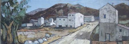 Appraisal: Charles Levier French - Village Corse II Estimate -