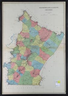 Appraisal: Maps Westmoreland and Fayette Counties Pennsylvania lot of Westmoreland and