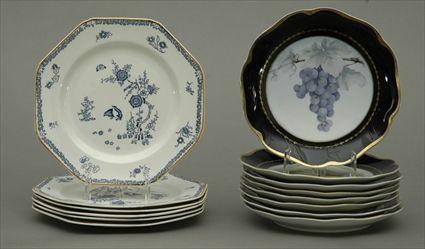 Appraisal: Set of Eight Rosenthal Porcelain Fruit Plates Together with six