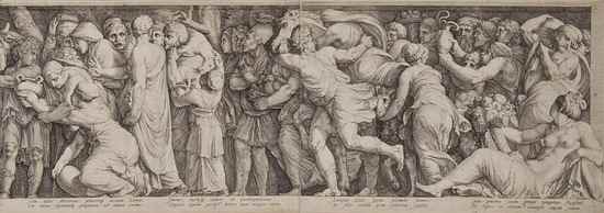 Appraisal: Jan Saenredam - Punishment of Niobe the set of engravings