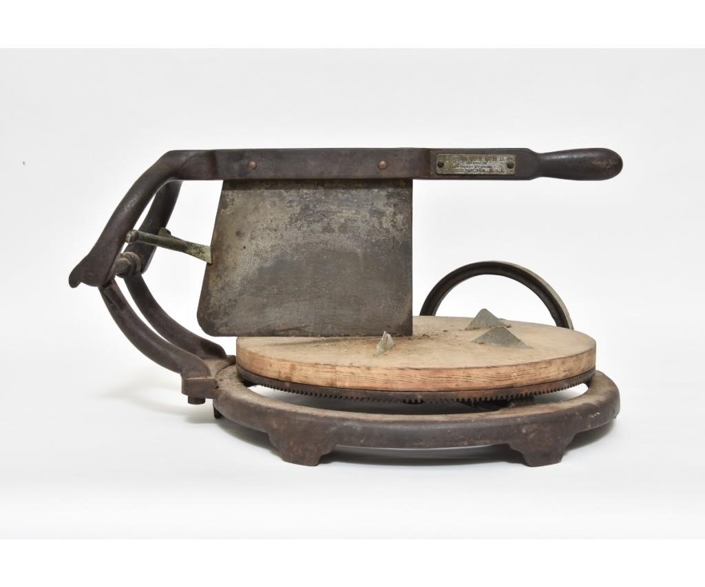 Appraisal: Rare general store counter top cheese cutter by Computing Cheese