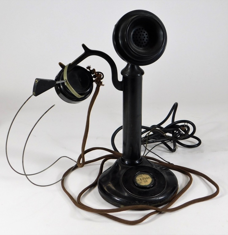 Appraisal: C WESTERN ELECTRIC CANDLESTICK HEADSET PHONE United States Circa Industrialist