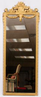 Appraisal: CONTEMPORARY GILT WOOD MIRROR CONTEMPORARY GILT WOOD MIRROR H L