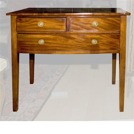 Appraisal: George III Mahogany Dressing Table Estimate -