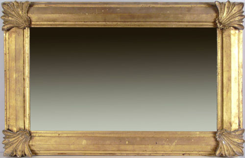 Appraisal: Giltwood mirror th c l w