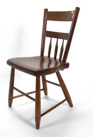 Appraisal: Shaker Style Side Chair arrow back half spindles splayed legs