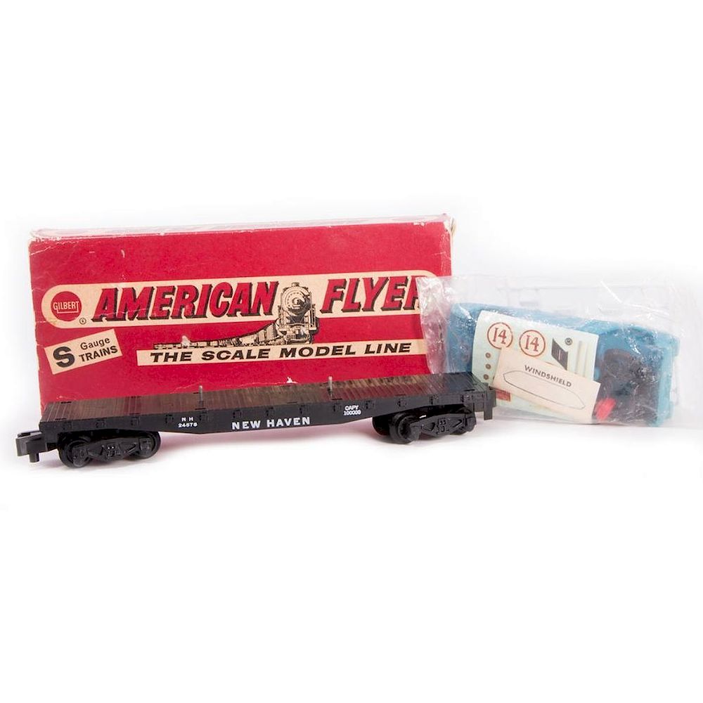 Appraisal: AF S NH Flatcar with Corvette Rare boxed AF S