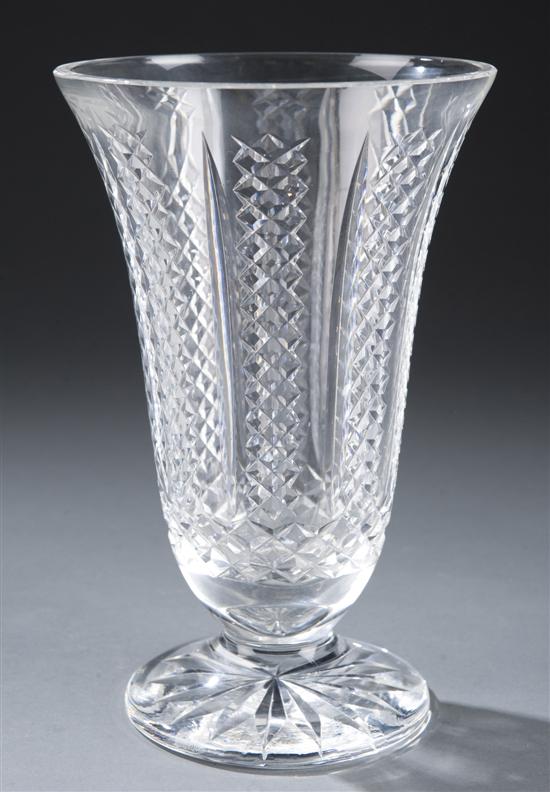 Appraisal: Lot of Waterford cut crystal vases Waterford crystal vase with