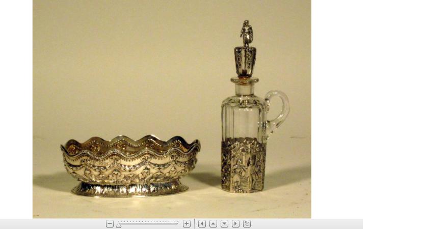 Appraisal: Two pieces Continental silver th century various makers