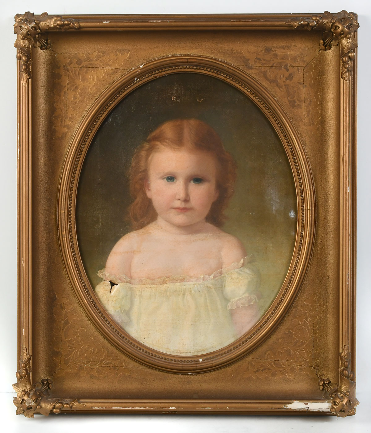 Appraisal: EXCELLENT EARLY TH CENTURY PORTRAIT OF THE RED HEADED CHILD