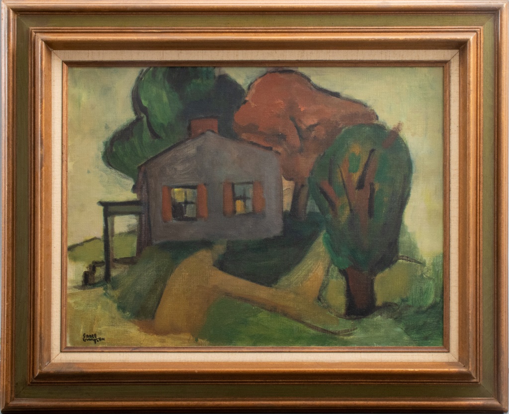 Appraisal: SIDNEE LIVINGSTON LANDSCAPE OIL ON CANVAS Sidnee Livingston American -