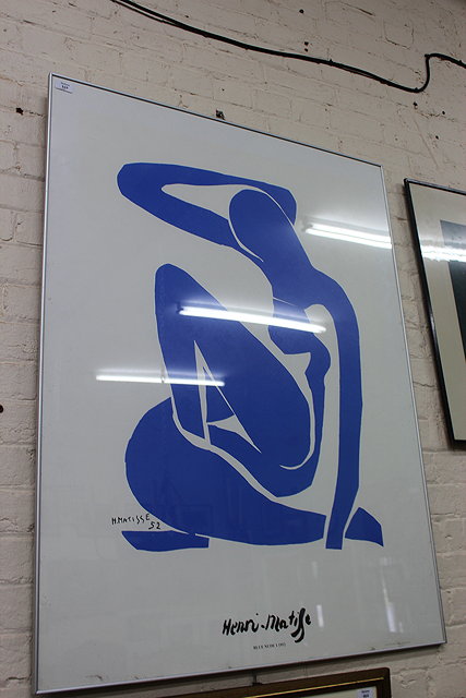 Appraisal: AFTER HENRI MATISSE Blue Nude No - A large Poster