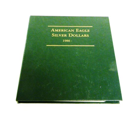 Appraisal: COINS Date Set of American Eagle Silver Dollars from through