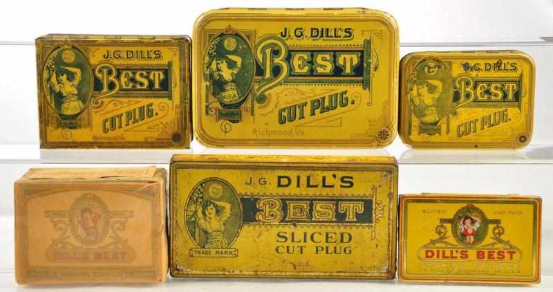 Appraisal: Lot of J G Dill s Mixtures Description Bright yellow