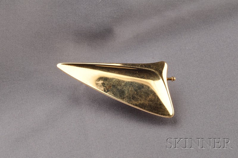 Appraisal: kt Gold Brooch Georg Jensen post- mark no designed by