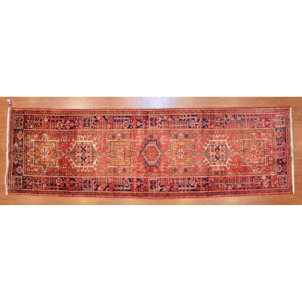 Appraisal: Karaja Runner Persia x Fourth quarter- th century hand-knotted wool