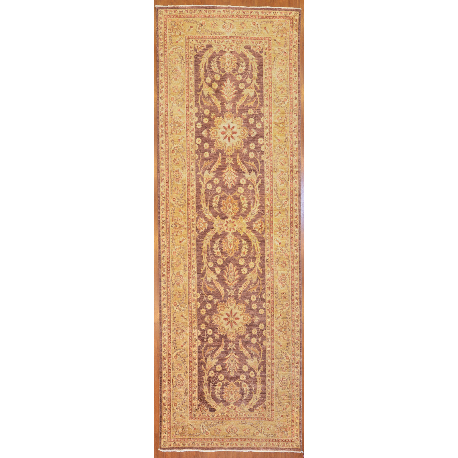 Appraisal: PESHAWAR RUNNER PAKISTAN X Fourth quarter- th century hand-knotted wool