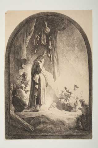 Appraisal: REMBRANDT VAN RIJN The Raising of Lazarus The Larger Plate