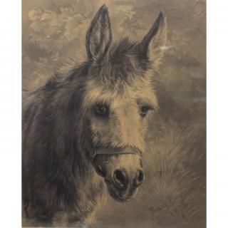 Appraisal: Rosa Bonheur - Homer the Mule Lithograph Pencil Signed in