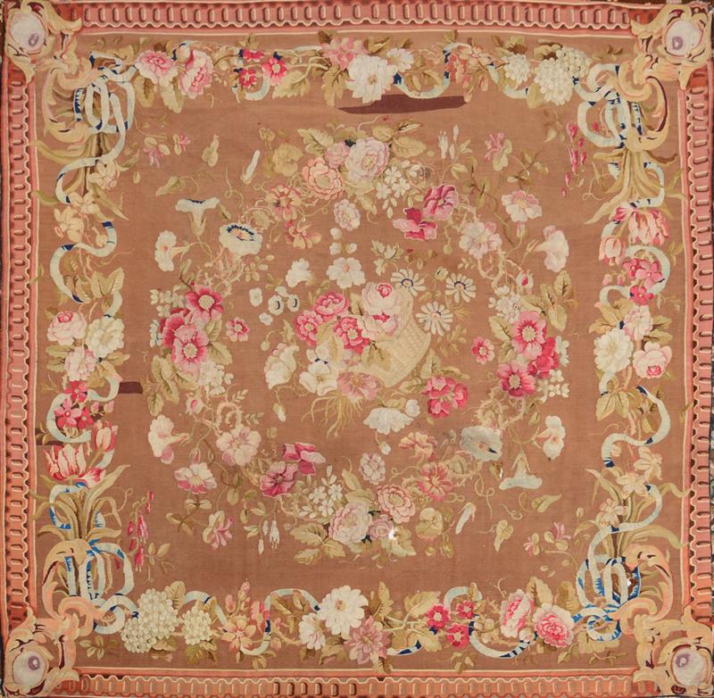 Appraisal: Small Aubusson Carpet ft in x ft in Estimate -