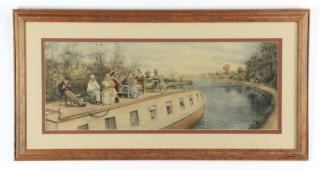 Appraisal: Edward Lamson Henry watercolor signed Edward Lamson Henry American -