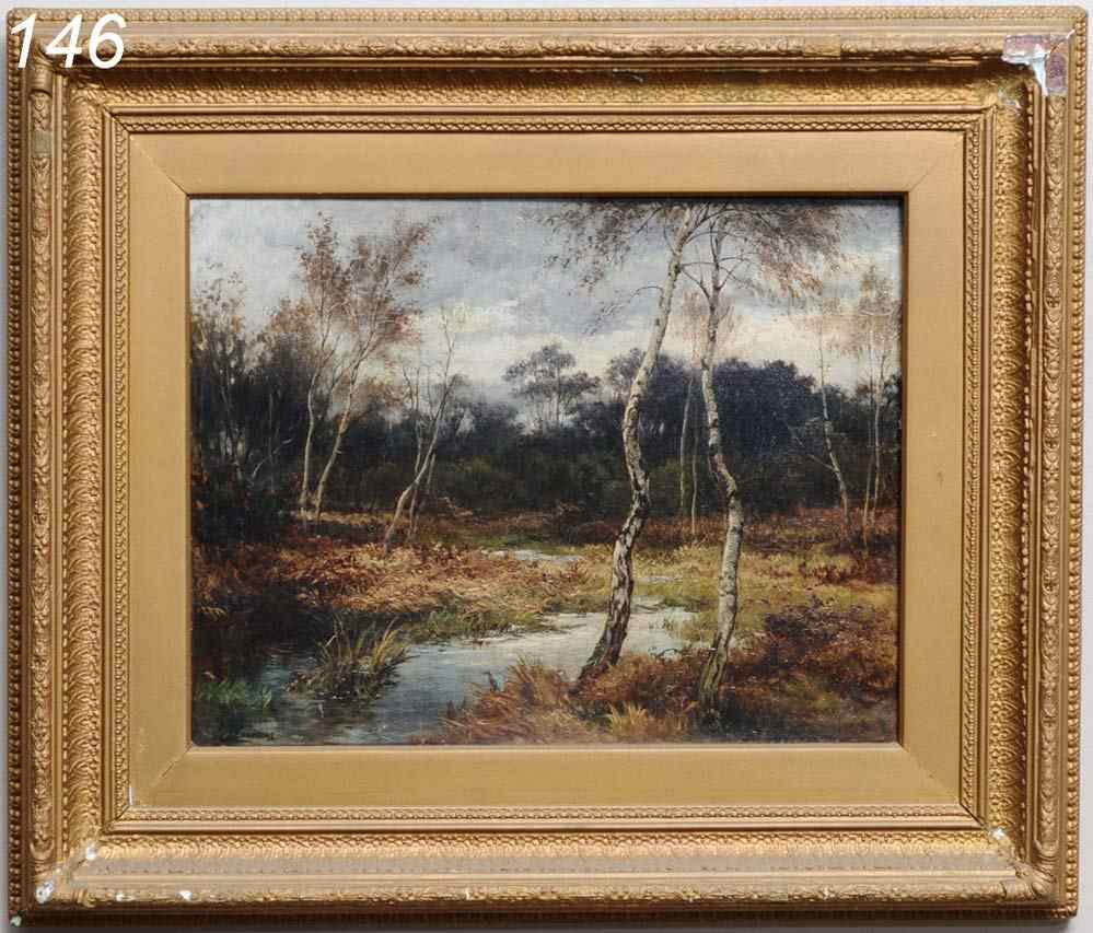 Appraisal: Edward Holmes Clearing in the Woods '' x '' oil