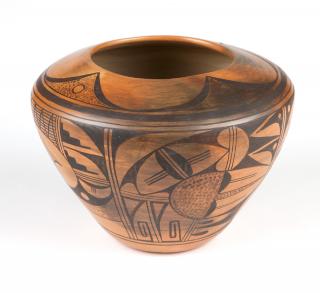 Appraisal: A Hopi pottery vessel Mid- th century signed to base