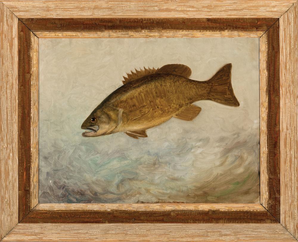 Appraisal: Attributed Richard LaBarre Goodwin American New York - Untitled Fish