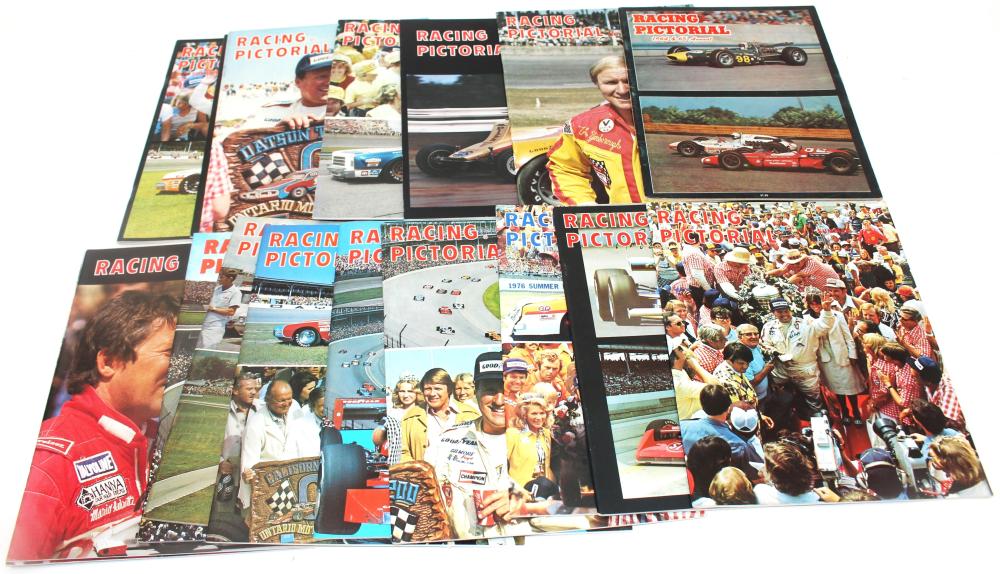 Appraisal: LOT OF RACING PICTORIAL MAGAZINESLot of Racing Pictorial Magazines Lot